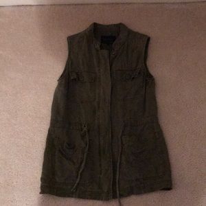 Sanctuary army green vest